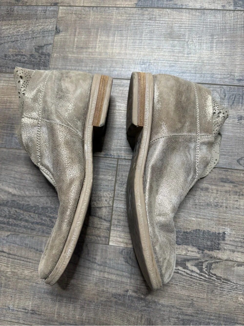 Sundance Taupe Suede Ankle Boots Women's Size 40 | 9-9.5